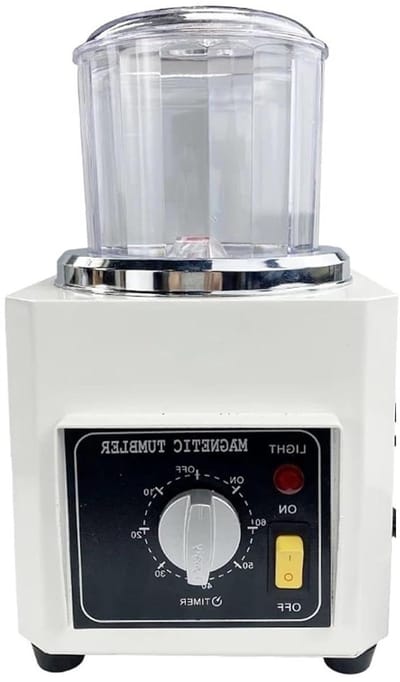 Magnetische Polijstmachine - Mini Polijster - Sieraden Afwerken - Magnetisch Glas - 4kg Gewicht - null