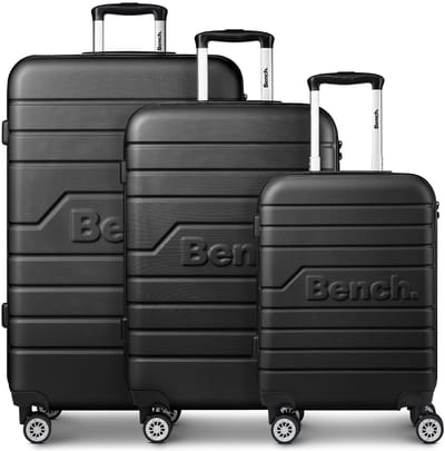 Bench Seattle 4 wielen Kofferset 3-delig - Harde bagage - TSA slot - black
