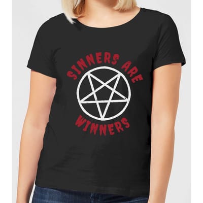 Sinners are Winners Women's T-Shirt - Black - 3XL