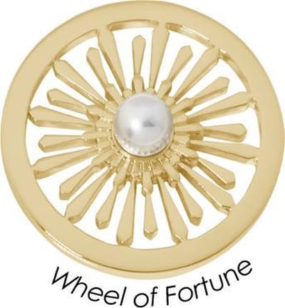 Quoins Disk QMB-61M-G Wheel of Fortune staal goudkleurig (M)