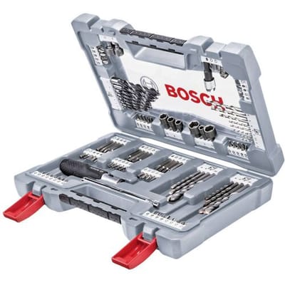 Bosch Accessories 2608P00236 Boor- en bitassortiment 105-delig Metaal, Steen, Beton, Hout, Metselwerk 2 mm, 2.5 mm, 3 mm, 4 mm, 5 mm, 6 mm, 7 mm, 8