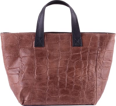 Giuliano handtas Adelaide - Donkerbruin - Dames - Made in Italy