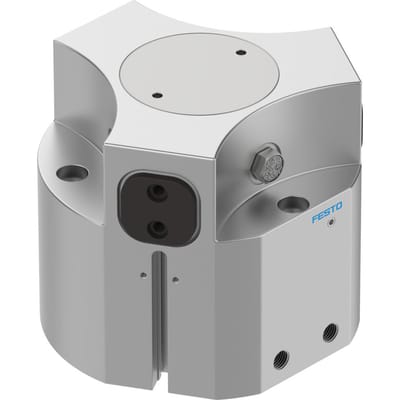 Festo Driepuntsgrijper 12mm Slag - Bouwgrootte 80 Dubbelwerkend - 1163051