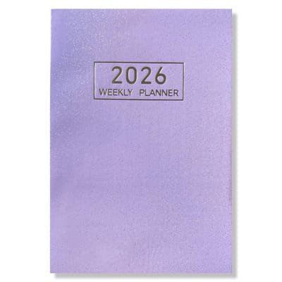 2026 Agenda - Weekagenda 7D/2P - A5 Softcover Lila - 15x21cm