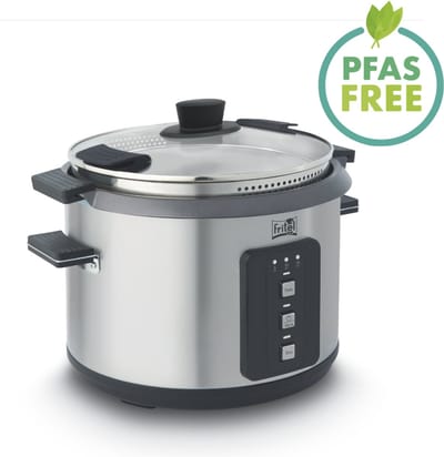 FRITEL Pasta - Rijstkoker RC 1378 - Elektrische waterkoker / Snelkoker - 6 liter - 1100W - 3 Functies - Uitneembare kuip - PFAS-vrij
