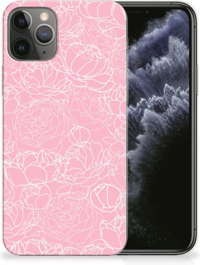 Apple iPhone 11 Pro TPU Case White Flowers