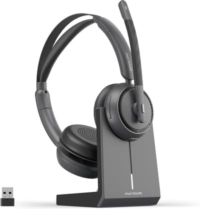 Draadloze Bluetooth Headset met Oplaadstation - Lange Batterijduur