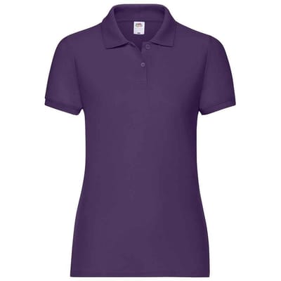 Fruit of the Loom Dames/dames Dame Fit Piqué Polo Shirt (Paars)