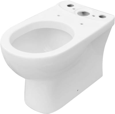 Toiletpot - Wandcloset - Hygiënisch Werken - Wandmontage - Rechthoekig - Wit