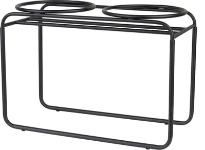 District 70 BUTLER - Verhoogde Voerbakstandaard - Handgemaakt van staal - Large 50,5 x 23 x 36,5 cm