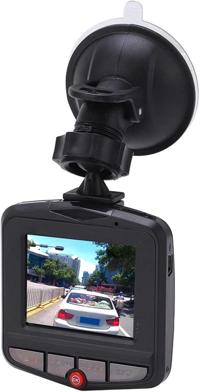 Dash Cam - Autocamera DVR - Verkeersregistratie - Nachtzicht HDR - 1080P HD - Zwart