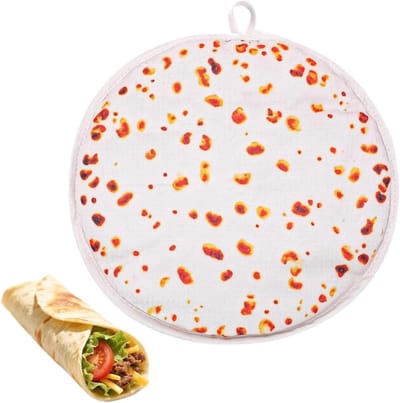 Tortilla Warmhouder - Brood Pizza Tas - Maaltijden Warm Houden - Magnetron Geschikt - 30 centimeter - Niet gespecificeerd