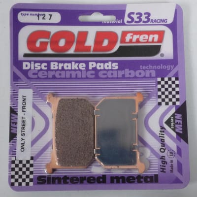 remblok goud fren voor motor kawasaki 250 z j 1981 avg / avd nieuw