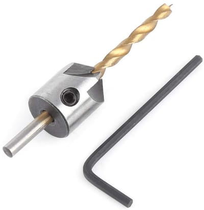 NTH products- Boorgatset HSS-kernboor - Gecoate Boor - Verzonken Kop - Koolstofstaal - 5 Sleuven - Lange Levensduur - Boorset
