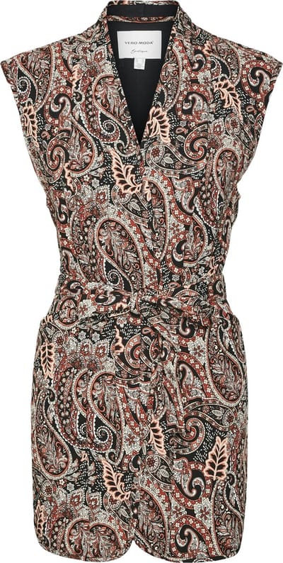 VERO MODA - VMMABLE MAGDA S/L LONG WAISTCOAT WVN BTQ - Dames - Gewatteerde jassen