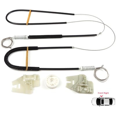 BWR488 Kit de réparation de lève-vitre Porte avant droite pour BMW Série 3 E46 1998-2001 4/5 portes Pré-Facelift 51337020660