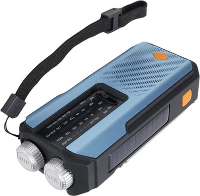 Noodradio - Weerradio - Buiten Noodgevallen - Drievoudige Oplaadopties - 19 x 10 x 5 cm