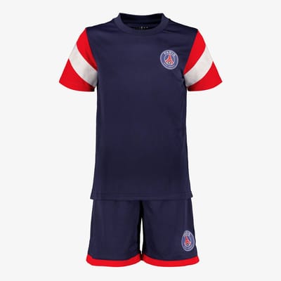 PSG tweedelige kinder sport set blauw - Maat 128/134