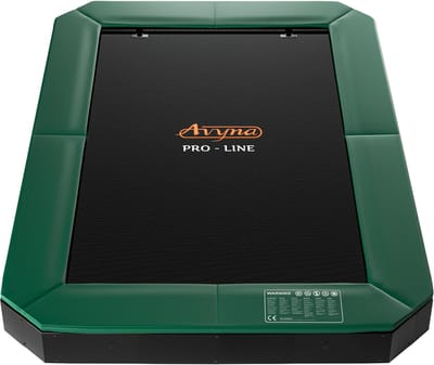 Avyna FlatLevel Trampoline 305x225 cm (223) – Rechthoekig – Groen – Premium Kwaliteit