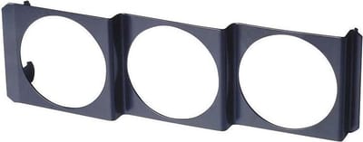 AutoStyle Performance-instrument DIN paneel metaal voor 3x52 mm instrumenten zwart