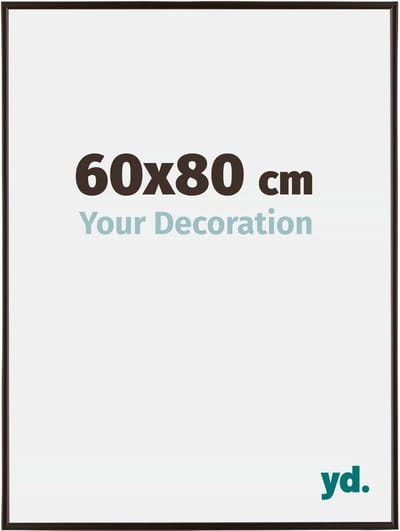 Your Decoration - Fotolijst 60x80 cm - Kunststof - Antraciet - Evry