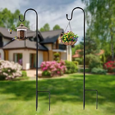 Verstelbare Metal Herdershaken 120 cm - 2 Stuks - Ideaal voor Tuin, Bruiloft en Decoratie