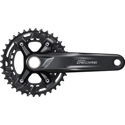 Shimano Deore M4100 Hollowtech Ii Crankstel Zwart 175 mm / 36/26t