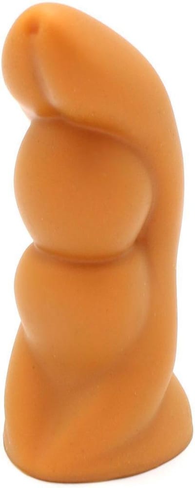 Gold Play - Soft Liquid Siliconen Dildo - Alien - Goud XXL