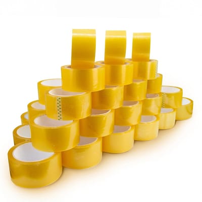 Transparant Plakband voor Verzenddozen - 66m x 50mm - Robuust en Extra Sterk - 36 Rollen
