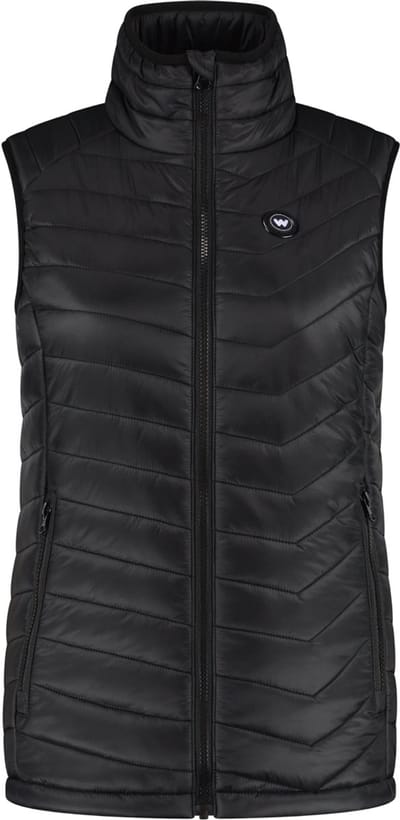 Wahrm Verwarmde Bodywarmer Dames – Infrarood Verwarmde Kleding – 6 Warmtezones – 3 Warmtestanden – Incl. 5.000 mAh Powerbank – Oplaadbaar en Wasbaar – Zwart
