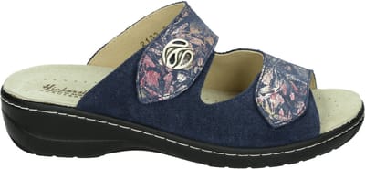 Hickersberger - 2133 - Dames slippers - Kleur: Blauw - Maat: 40