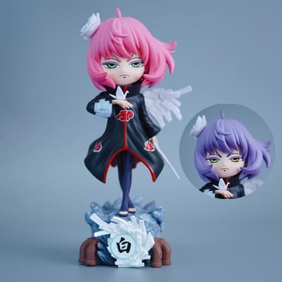 18.5cm/7.28in Figurine Anime NARUTO Anya Forger Cosplay Konan Figurines d'Action Statue PVC Modèle de Collection Jouets Cadeaux pink