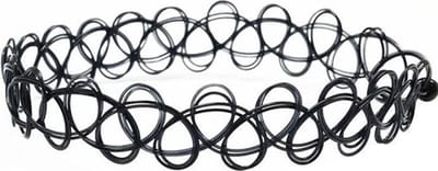 24/7 Jewelry Collection Tattoo Choker - Dames - Kunststof