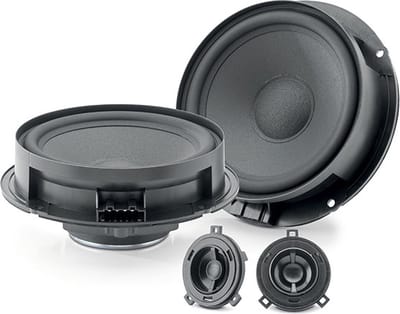 Focal ISVW155 - Autospeakers - Pasklare speakers Seat, Skoda , VW en Volkswagen - Custom Fit speakers - 2 weg composet - 16,5cm luidsprekers - Focal Inside - 120 Watt - 2 Ohm