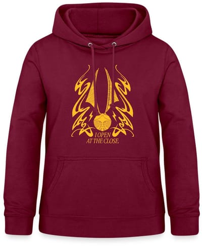 Harry Potter Gouden Snaai I Open At The Close Hoodie Dames