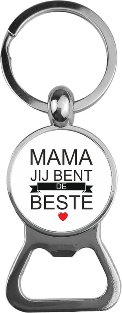 Bieropener Glas -  Mama Jij Bent De Beste