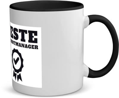 Akyol - beste accountmanager koffiemok - theemok - zwart - Moeder - mama - moederdag - 350 ML inhoud
