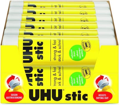 Lijmstift uitwasbaar niet giftig 40 g 12 stuks