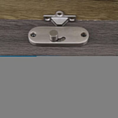 Dailygoods- Schuifdeurslot 90° - Bewegende Deurvergrendeling - Roestvrij Staal - Veiligheid - Geschikt voor Schuifdeuren - Inclusief Bevestigingsmateriaal - Deurslot