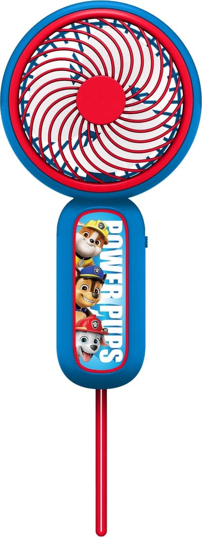 Paw Patrol - draagbare handventilator - zeer stil - USB-C oplaadbaar - met polsbandje