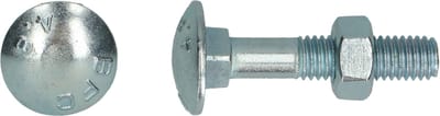PGB-FASTENERS | Houtbout 4.8 DIN 603/555 M 8x130 Zn | 100 st