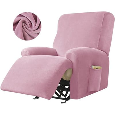 Fluwelen relaxfauteuilhoes stretch ligstoel bankhoezen voor woonkamer bankhoezen meubelbeschermer elastisch