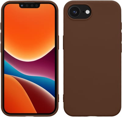 kwmobile telefoonhoesje geschikt voor Apple iPhone 17e / iPhone 16e - Hoesje voor smartphone - Back cover in chocoladebruin