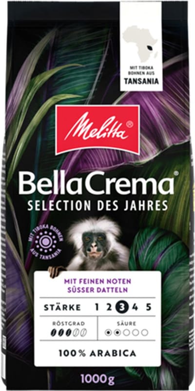 Melitta BellaCrema Selection 2024 koffiebonen 1 kilo