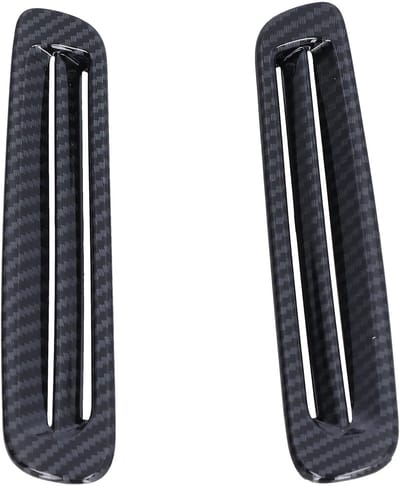 Dailygoods- Luchtventilatie Trim Koolstofvezel Stijl - Vervanging voor CX-30 2020/2021 - 2 x Ventilatiepanelen - Hoogwaardig ABS - Slijtvast en Krasbestendig - Ventilatiepaneel