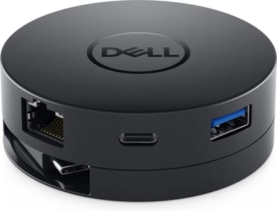 DELL DA300 Bedraad USB 3.2 Gen 2 (3.1 Gen 2) Type-C Zwart