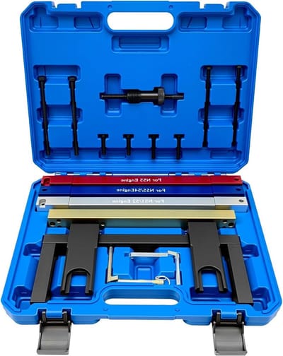 Motor Timing Tool Kit - Nokkenas Vergrendeling - Motor Reparatie - Gehard Koolstofstaal - 6 Kilogram - Zwart