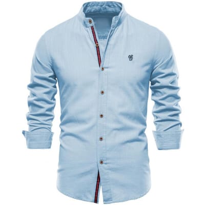 Herenoverhemd Slim Fit Katoenmix Lange Mouw Stijlvol Ademend Onderhoudsvriendelijk Zomer Herfst Herenoverhemden L white