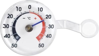 Buitenthermometer op Raam - Thermometer voor Buiten - Temperatuurmeter
