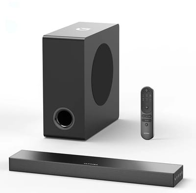 Soundbar voor TV met Subwoofer – Krachtig 160W Geluid – Bluetooth 5.3 – Slank Design – HDMI ARC / Optisch / AUX-Aansluiting